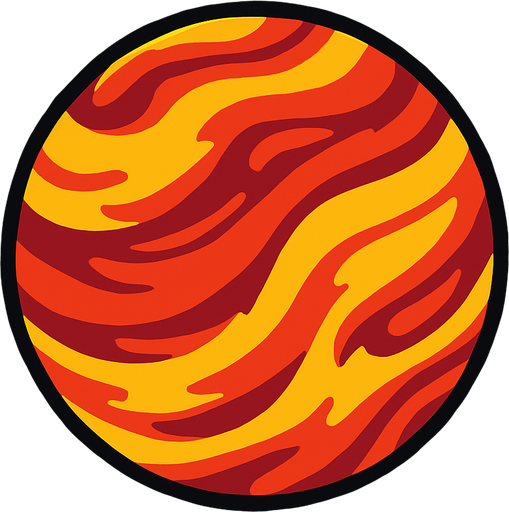 Gezegen.
In-Game asset.  High contrast.  No shadows. 2D