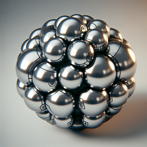 robotic and shiny balls.
Single Game Texture.  In-Game asset.  2d.  Blank background.  High contrast.  No shadows