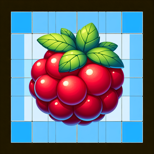 berry.
Single Game Texture. In-Game asset. 2d. Blank background. High contrast. No shadows.