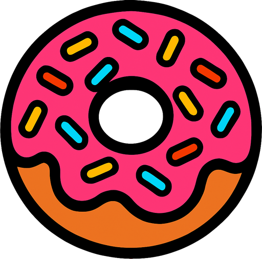 donat.
In-Game asset.  2d.  High contrast.  No shadows
