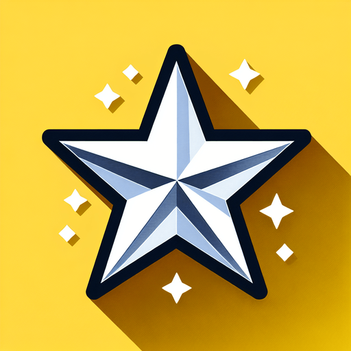 star white.
Single Game Texture. In-Game asset. 2d. Blank background. High contrast. No shadows.
