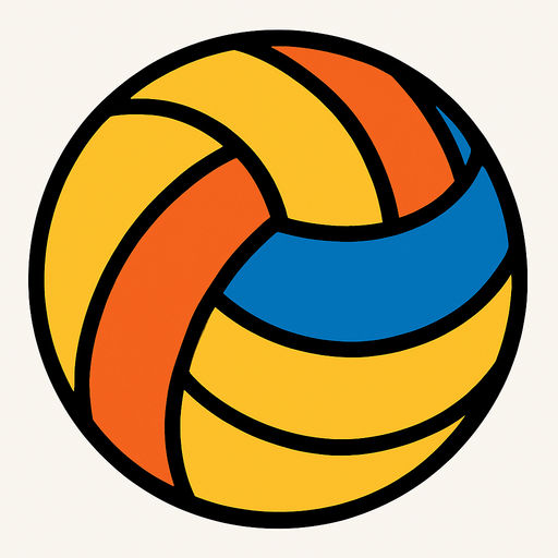 volleyball ball.
In-Game asset.  2d.  High contrast.  No shadows
