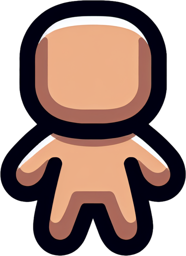 human.
Single Game Texture. In-Game asset. 2d. Blank background. High contrast. No shadows.