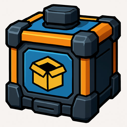 Stroge node.
In-Game asset.  High contrast.  No shadows