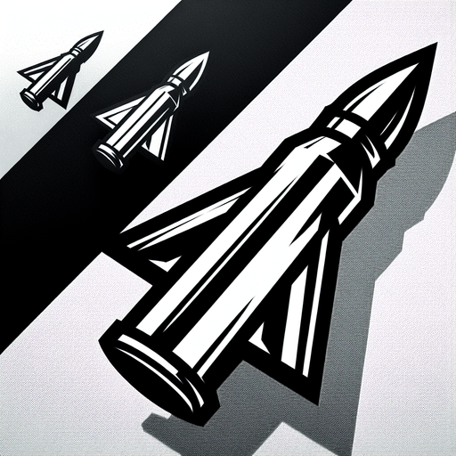Sharpe bullet of plane.
Single Game Texture. In-Game asset. 2d. Blank background. High contrast. No shadows.