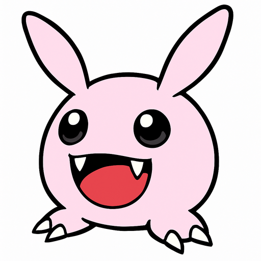 Tokomon.
In-Game asset.  2d.  High contrast.  No shadows