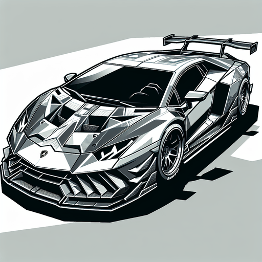 Lamborghini.
Single Game Texture. In-Game asset. 2d. Blank background. High contrast. No shadows.