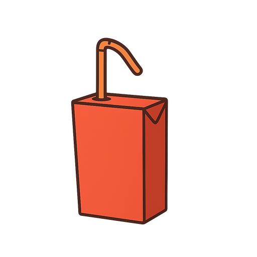 meyve suyu kutu. No background. Transparent background. Blank background. No shadows. 2d. In-Game asset. flat