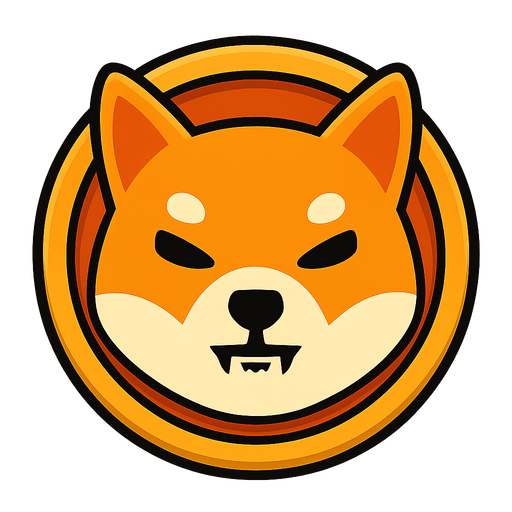 shiba inu coin.
In-Game asset.  2d.  High contrast.  No shadows