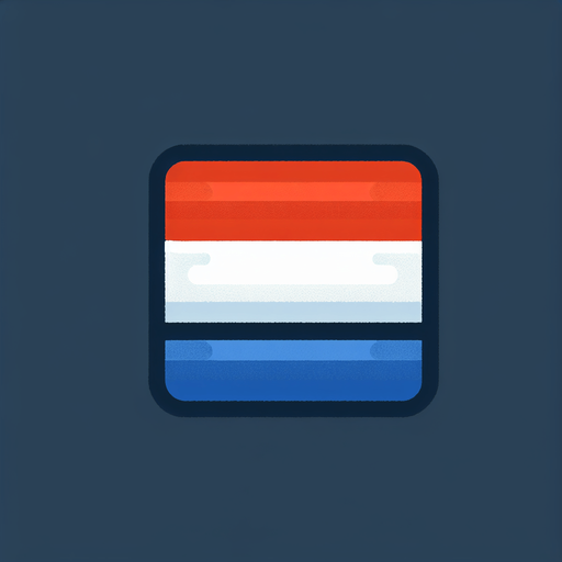 the netherlands flag. simple. flat..
Single Game Texture. In-Game asset. 2d. Blank background. High contrast. No shadows.
