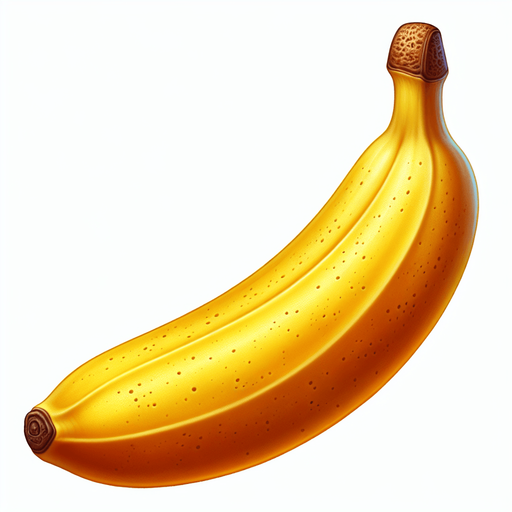 create banana.
Single Game Texture.  In-Game asset.  2d.  Blank background.  High contrast.  No shadows