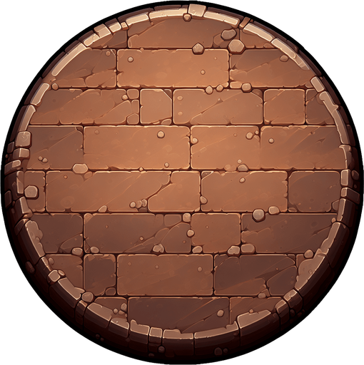 create a brown floor.
Single Game Texture.  In-Game asset.  2d.  Blank background.  High contrast.  No shadows