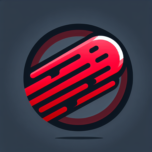 PowerUpSpeed ⚡	Red speed trail tile	Speeds up for bonus.
Single Game Texture.  In-Game asset.  2d.  Blank background.  High contrast.  No shadows