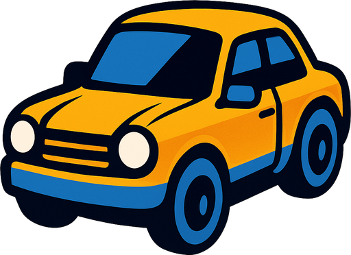 car.
In-Game asset.  2d.  High contrast.  No shadows