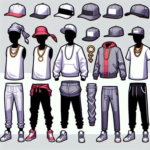Hiphop free fire bundle.
Single Game Texture. In-Game asset. 2d. Blank background. High contrast. No shadows.