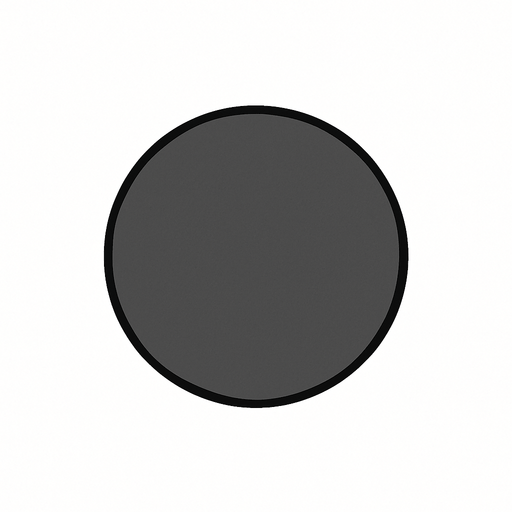 grey dot at the center medium size 2d no background.
In-Game asset.  2d.  High contrast.  No shadows
