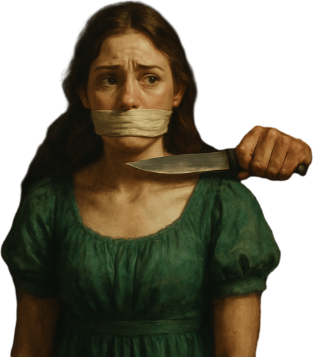 HOSTAGE WİTH GREEN DRESS WOMAN