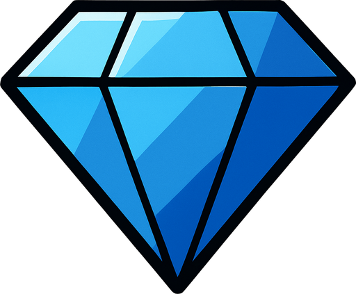 diamond.
In-Game asset.  2d.  High contrast.  No shadows