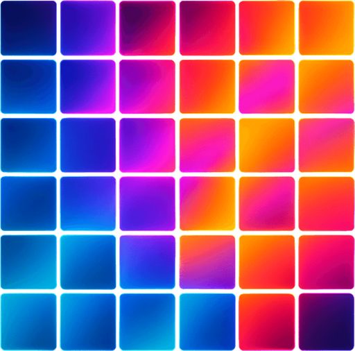 Pack of grid squares. future. HD colors.