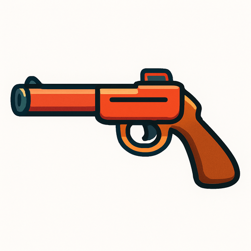 Duck hunter gun.
In-Game asset.  2d.  High contrast.  No shadows
