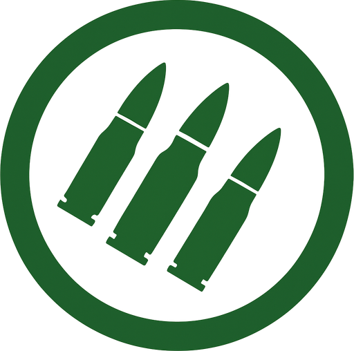 The Ammunitions size should be less and Rotate them left by 25 degrees