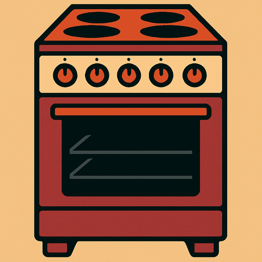 Cuisiniere.
In-Game asset.  2d.  High contrast.  No shadows