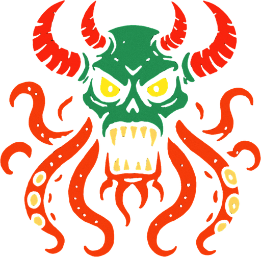 2d dungeon crawler boss.
In-Game asset.  2d.  High contrast.  No shadows