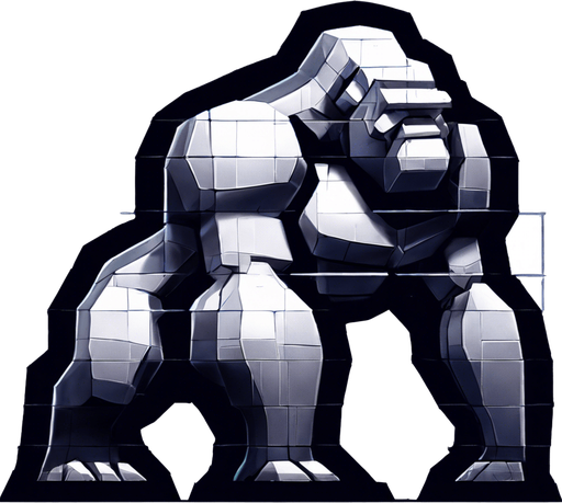 Real, facing forward