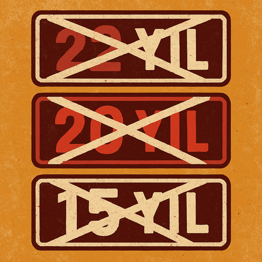 "22 Yıl" bordo renk
"20 Yıl" kırmızı renk
"15 Yıl" beyaz renk 
şeklinde bir görsel oluştur , üstü X şeklinde olsun . retro temada olsun !.
In-Game asset.  2d.  High contrast.  No shadows. 2