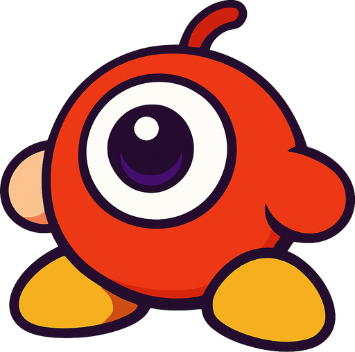 Waddle doo.
In-Game asset.  2d.  High contrast.  No shadows