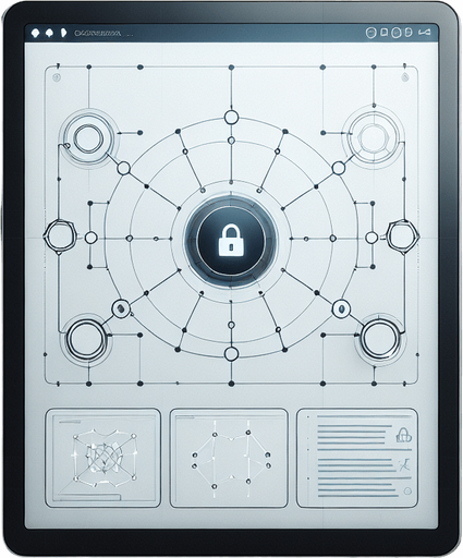 A clean and minimalistic interface for a connectivity hacking app, designed as a digital slate. The central area is a blank white canvas, representing a workspace for interaction. At the top-left corner, a faint, stylized network node icon or small encrypted symbol hints at the app’s purpose without overwhelming the clean design.

Subtle details, like faint grid lines or barely noticeable glowing edges, suggest a theme of connectivity and technology while maintaining a minimalist aesthetic. The interface is professional and understated, with no unnecessary elements, focusing entirely on simplicity and functionality, creating a versatile space for interaction.
Single Game Texture. In-Game asset. 2d. Blank background. High contrast. No shadows.