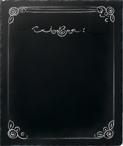 Text "ROOKIE BREW" handwritten in chalk