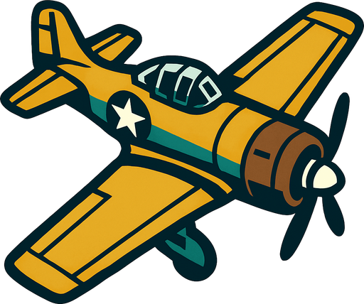 warplane.
In-Game asset.  2d.  High contrast.  No shadows