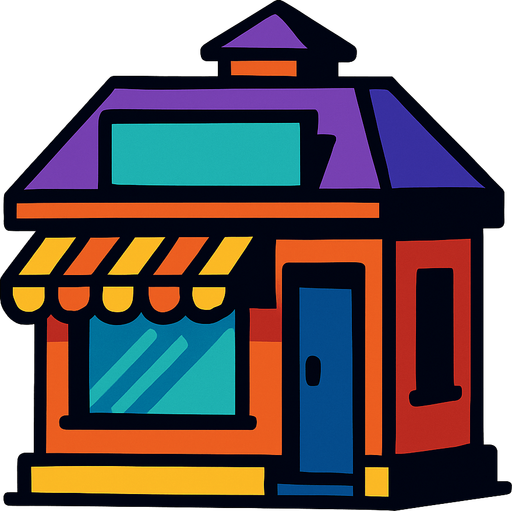 building.
In-Game asset.  2d.  High contrast.  No shadows