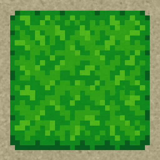 Grass tile 2d pixilated topdown.
In-Game asset.  2d.  High contrast.  No shadows