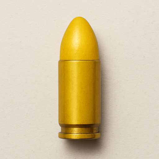 yellow bullet top view