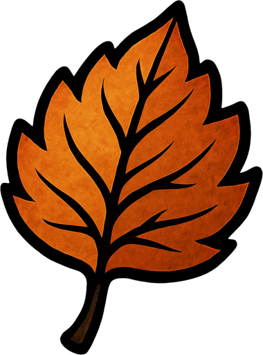 hoja.
In-Game asset.  2d.  High contrast