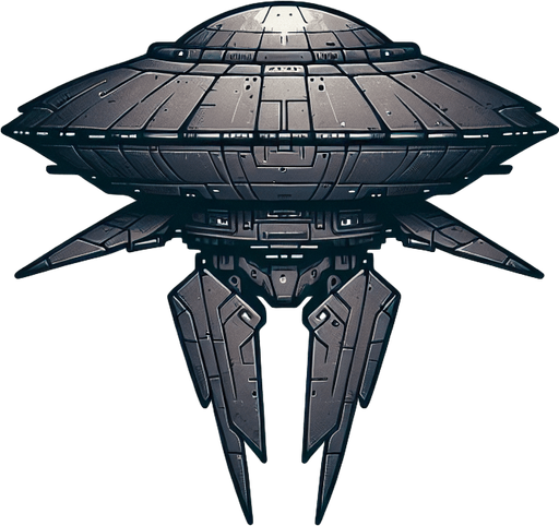 dark gray war fligt scifi crescent ufo.
Single Game Texture.  In-Game asset.  2d.  Blank background.  High contrast.  No shadows