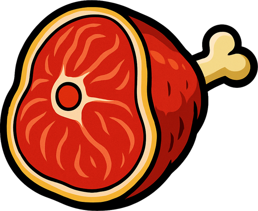 Carne Grande.
In-Game asset.  2d.  High contrast.  No shadows