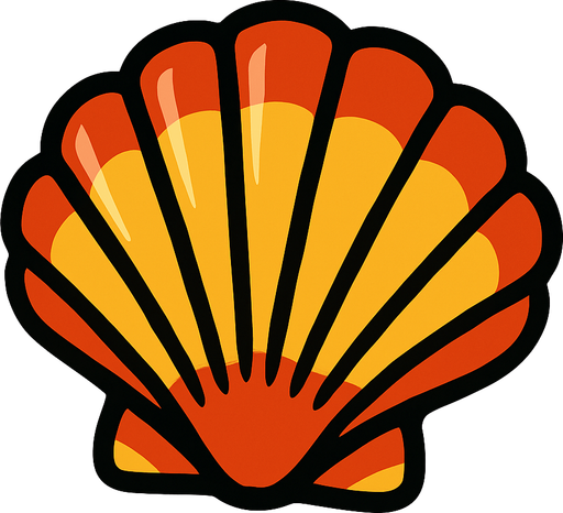 shell.
In-Game asset.  2d.  High contrast.  No shadows