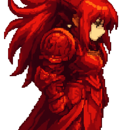 Arka plan yok olmalı 
Güçlü bir kızıl savaşçı