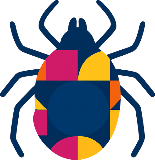 Crop to shape of a tick bug