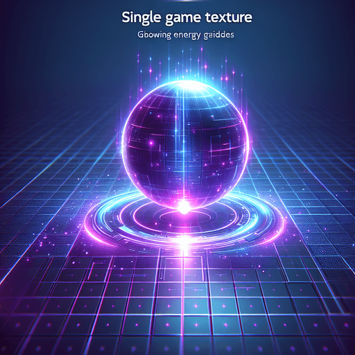 A glowing neon energy orb, futuristic collectible, electric blue and violet gradients, soft light emission, metallic core, floating in mid-air over a digital grid, emitting holographic particles, synthwave cyberpunk aesthetic, ultra-high definition, transparent background..
Single Game Texture.  In-Game asset.  2d.  Blank background.  High contrast.  No shadows