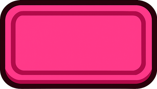 pink button.
In-Game asset.  2d.  High contrast.  No shadows