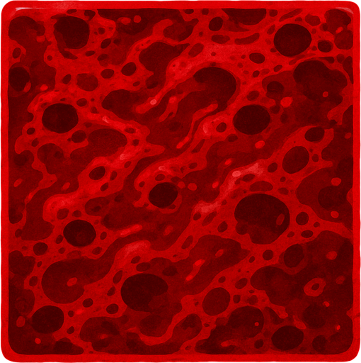 red blood texture, square bar.
In-Game asset.  2d.  High contrast.  No shadows