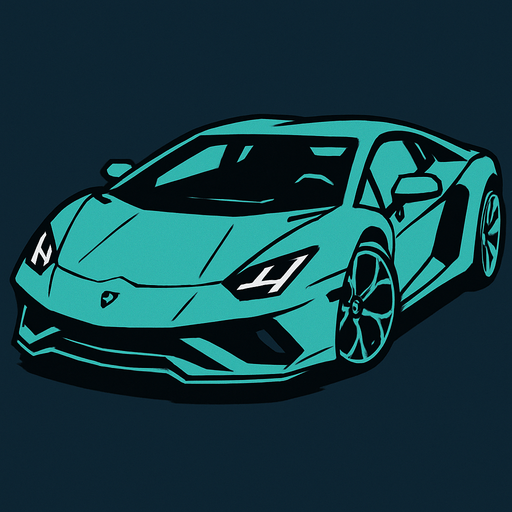 Lamborghini.
In-Game asset.  2d.  High contrast.  No shadows