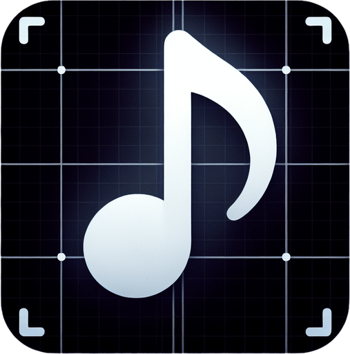 a white musical note on a empty background.
Single Game Texture. In-Game asset. 2d. Blank background. High contrast. No shadows.