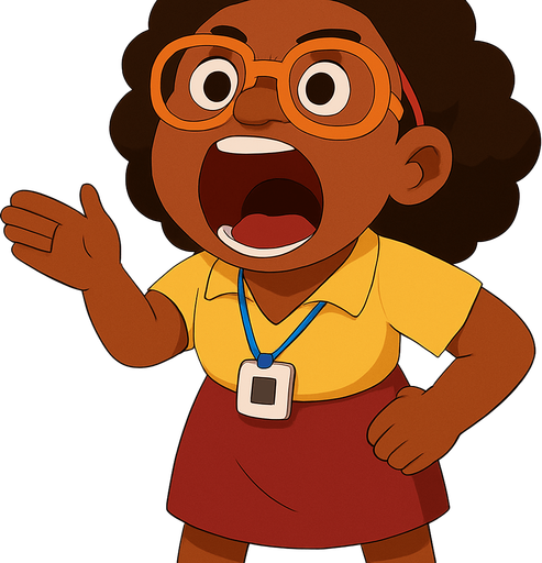 make her whole head show, its cut off at the top now