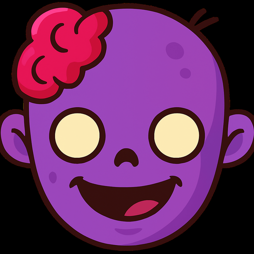 A happier version of this zombie but its will be purple
