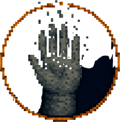 A hand with its fingers symbolizing ash